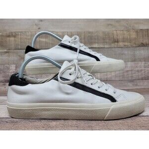 Madewell Delia Sidewalk Shoe Genuine Leather Low Top City Sneaker Size W 9.5 M 8